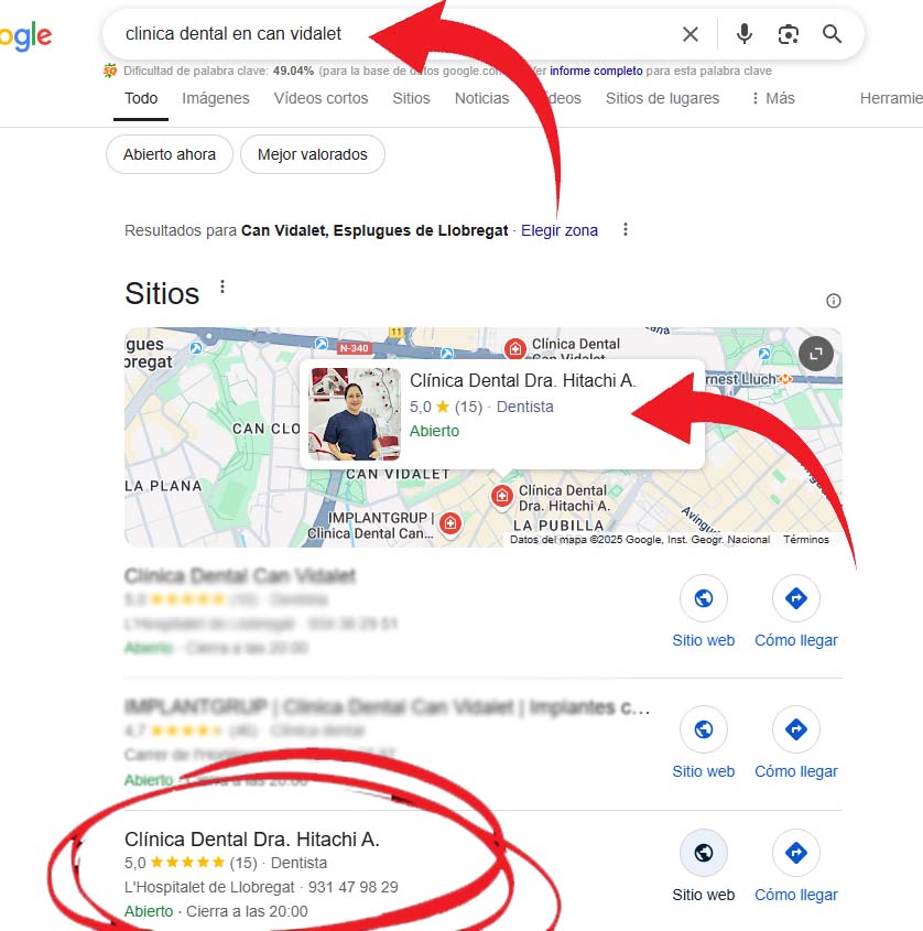 Google my Bussines Hitachi Imagen google my business